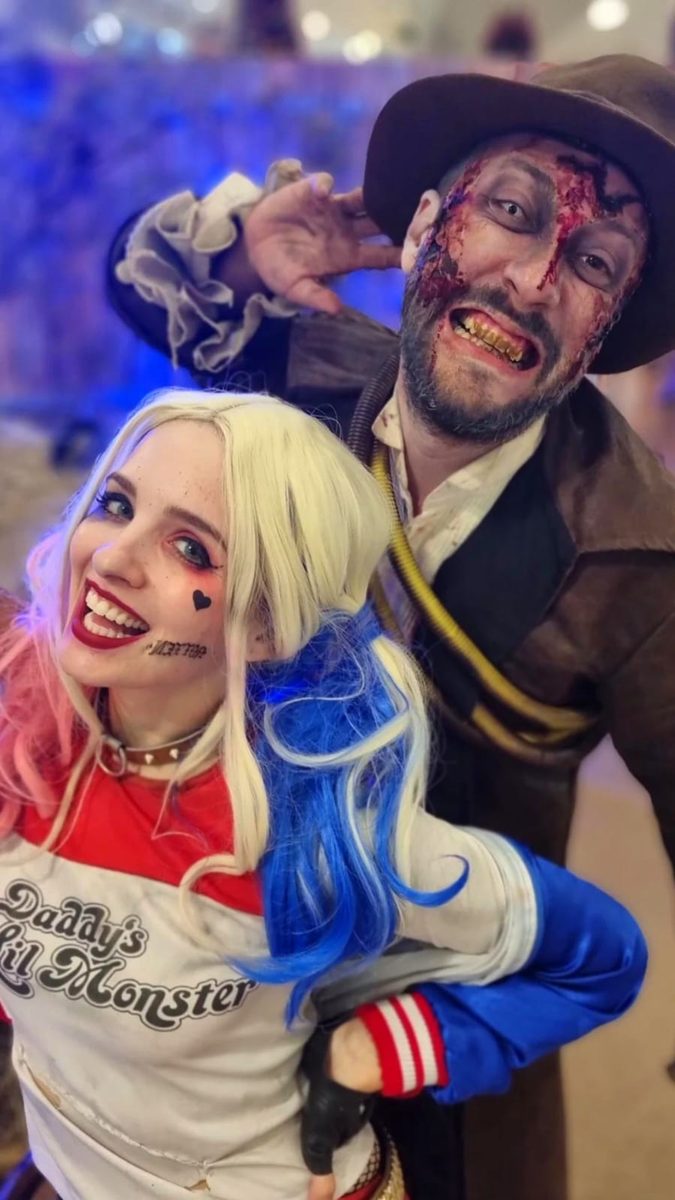 Personagens — Arlequina e Zumbi
