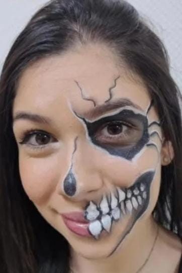 Maquiagem artística — caveira